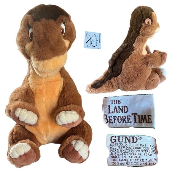 Gund The Land Before Time Littlefoot Dinosaur 16" Plush - Picture 1 of 4